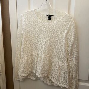 H&m peplum style top large